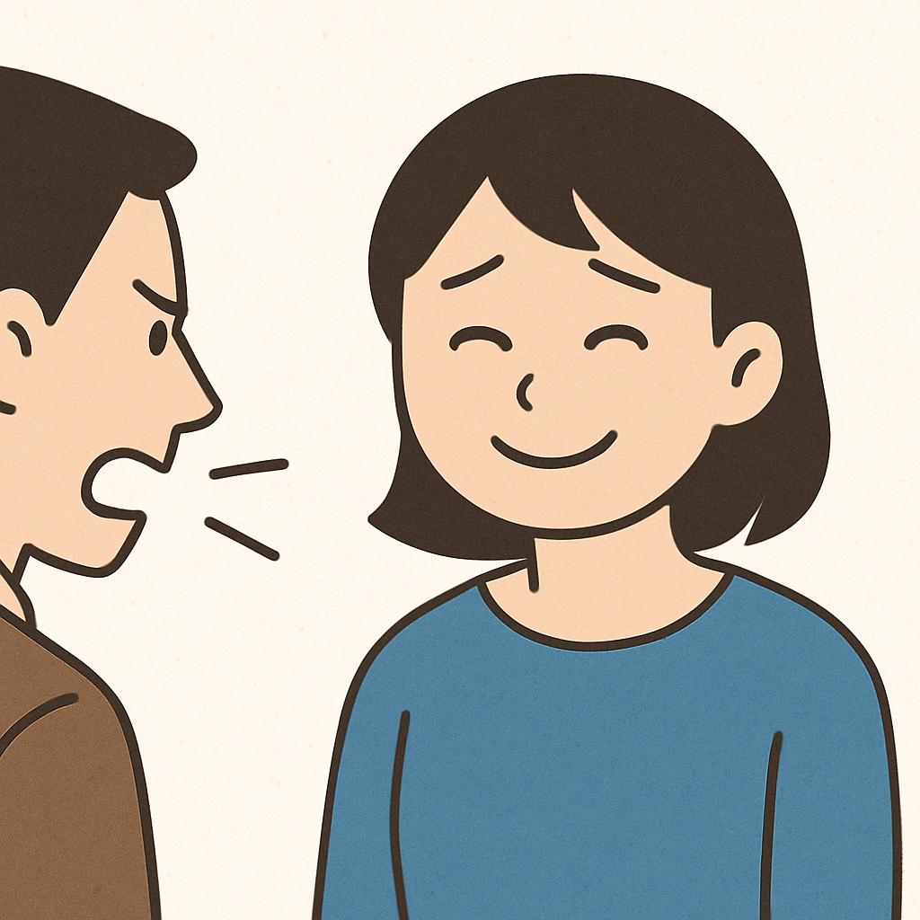 傷つくことを言われたとき、なぜか笑顔で返してしまう