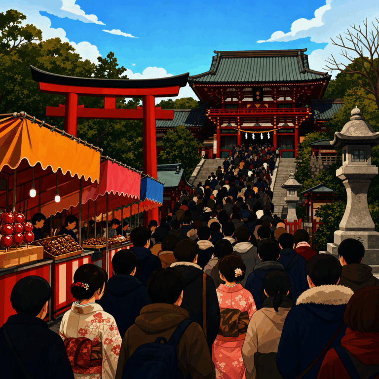 鶴岡八幡宮初詣2027｜屋台情報！駐車場や参拝人数など混雑状況も！