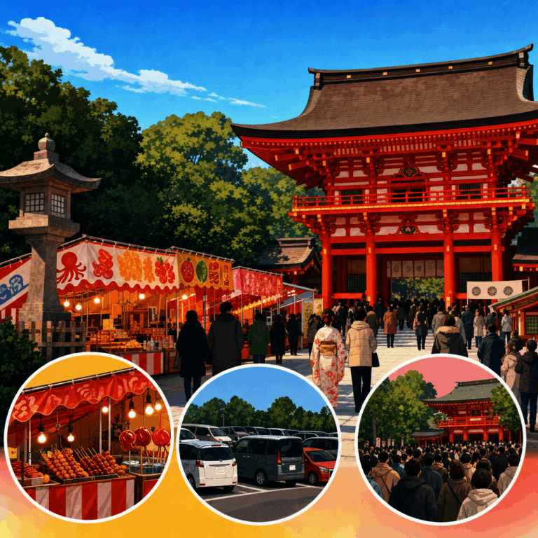 大宮氷川神社初詣2027｜屋台はいつまで？駐車場・参拝人数と混雑情報も！