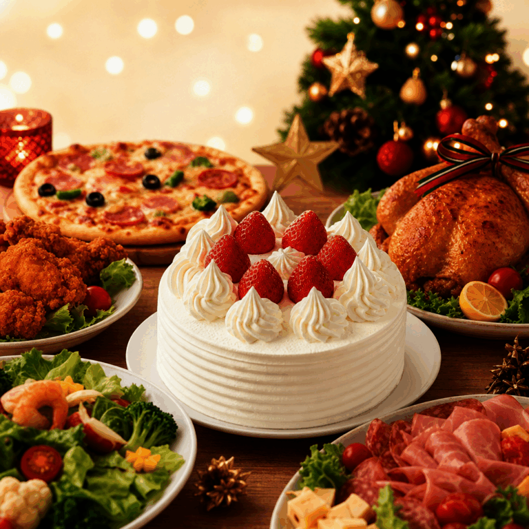 イオンのクリスマスケーキ2026｜予約締切・早得・店頭受取・当日販売は？